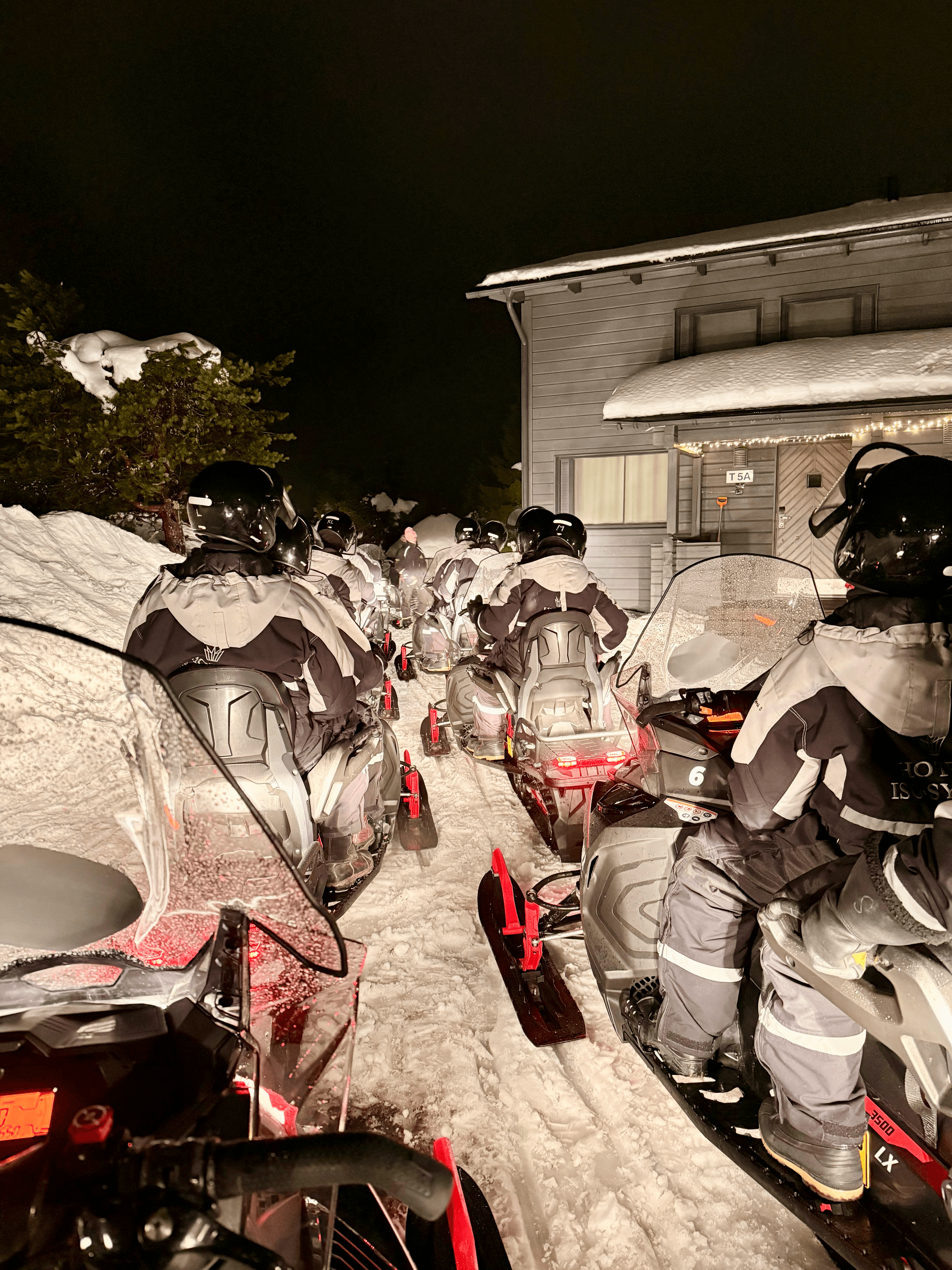 Snowbike in Lapland